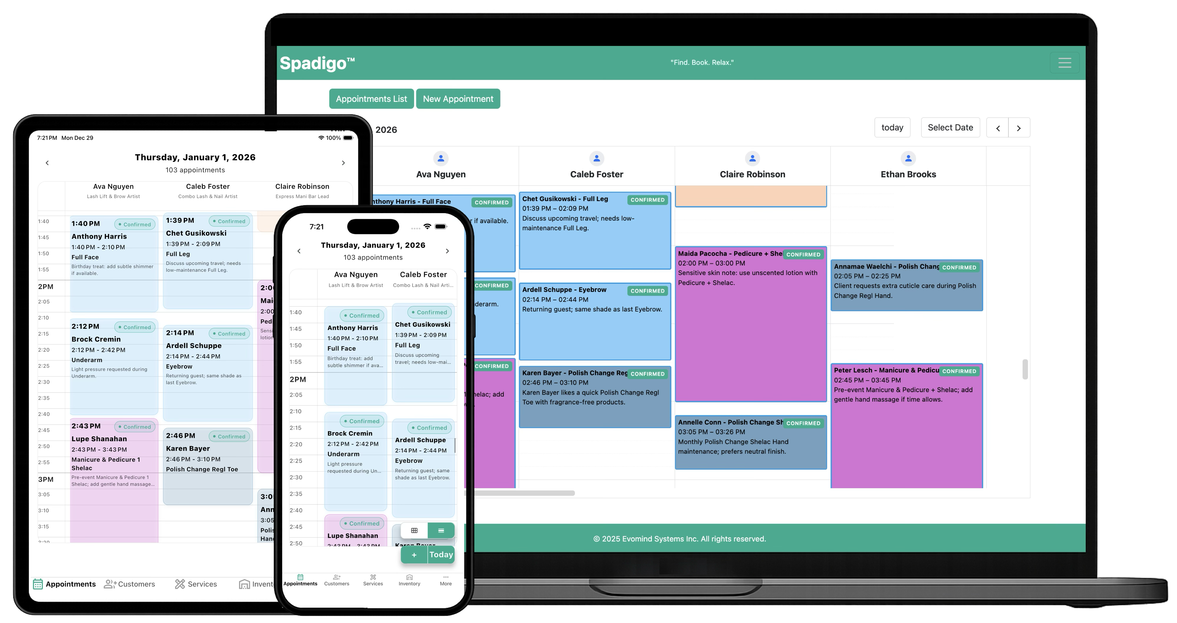 Spadigo sync everywhere illustration